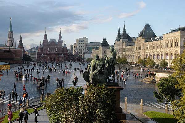  لیست 10 میدان برتر دنیا - میدان سرخ مسکو روسیه