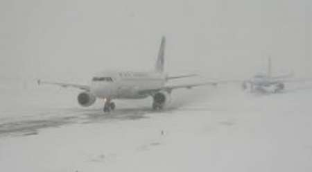 لغو پروازهای فرودگاه شهید بهشتی اصفهان بعلت بارش برف