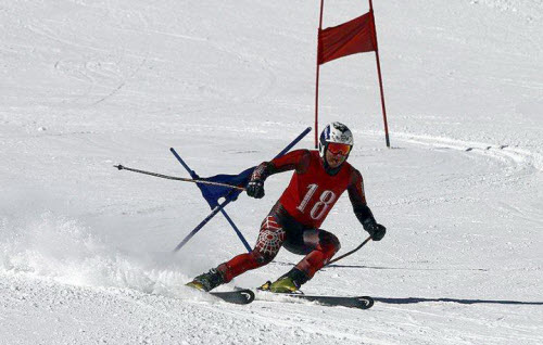برگزاری مسابقات اسکی کشوری در پیست اسکی فریدونشهر اصفهان