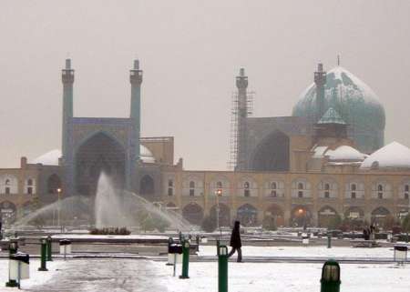 بارش دوباره برف در اصفهان