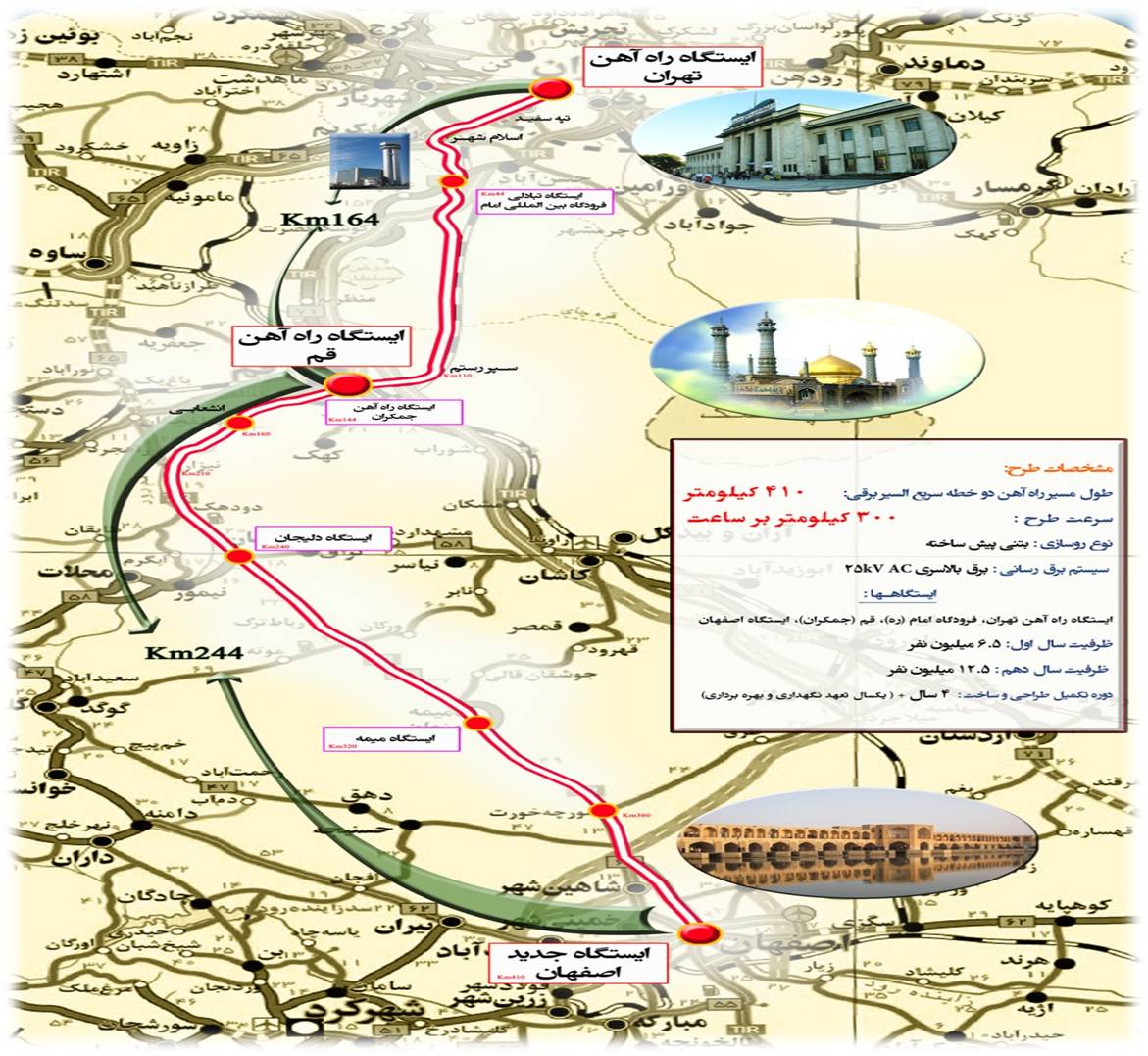 حضور ایتالیایی ها در پروژه قطار سریع السیر اصفهان تهران